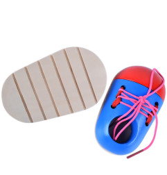 Mokomasis rinkinys, skirtas mokytis rišti batų raištelius 2batai