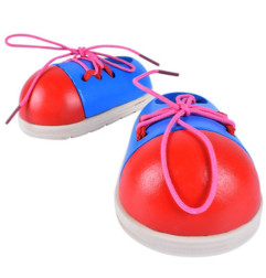 Mokomasis rinkinys, skirtas mokytis rišti batų raištelius 2batai