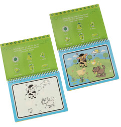 Vandens knyga su spalvinimo žymekliu - Gyvūnai