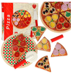 Medinis žaidimų rinkinys "Pizza" su priedais