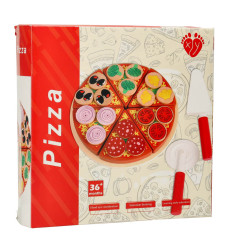 Medinis žaidimų rinkinys "Pizza" su priedais
