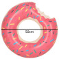 Vaikiškas pripučiamas Donut ratas 50 cm rožinės spalvos Vaikiškas pripučiamas Donut ratas 50 cm rožinės spalvos