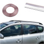 Chromuota dekoratyvinė lipni juostelė automobiliui 6 mm x 15 m Chromuota dekoratyvinė lipni juostelė automobiliui 6 mm x 15 m