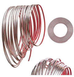 Chromuota dekoratyvinė lipni juostelė automobiliui 6 mm x 15 m