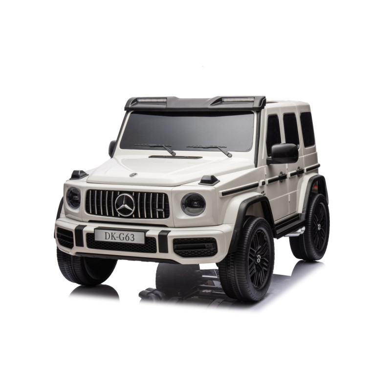Vaikiškas Elektromobilis Mercedes Benz G63 AMG XXL STRONG, Baltas Vaikiškas Elektromobilis Mercedes Benz G63 AMG XXL STRONG, Baltas