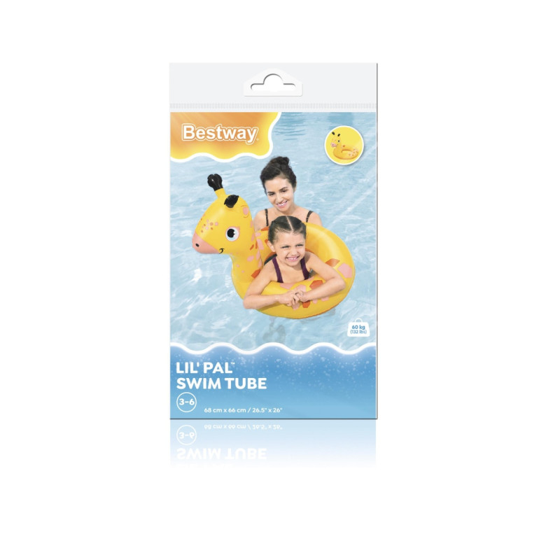 BESTWAY žirafos plaukimo žiedas