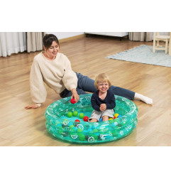 Bestway Pripučiamas baseinas 91x20cm + kamuoliukai
