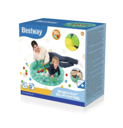 Bestway Pripučiamas baseinas 91x20cm + kamuoliukai - 6