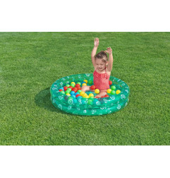 Bestway Pripučiamas baseinas 91x20cm + kamuoliukai - 9
