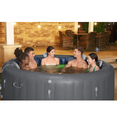 Masažinis išmanusis baseinas  jacuzzi Lay-Z-Spa Santorini SMART HydroJet PRO, Bestway
