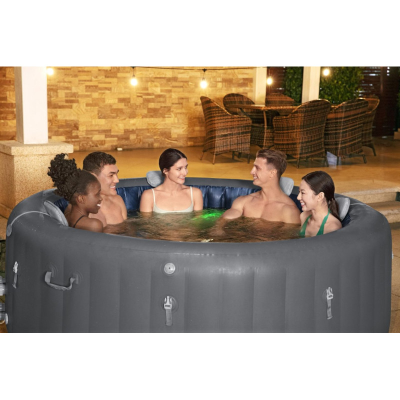 Masažinis išmanusis baseinas Lay-Z-Spa Santorini SMART HydroJet PRO, Bestway