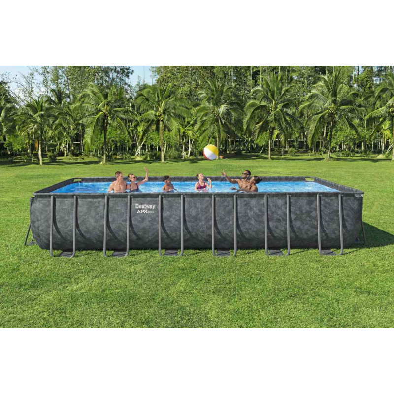 Rėminis baseinas 24FT 732x366x132cm APX 365, BESTWAY Rėminis baseinas 24FT 732x366x132cm APX 365, BESTWAY