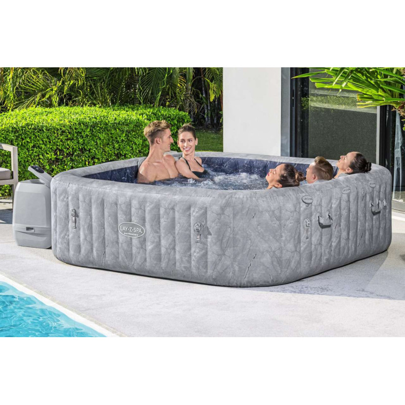 Masažinis išmanusis baseinas Lay-Z-Spa San Francisco SMART HydroJet PRO Jacuzzi, BESTWAY