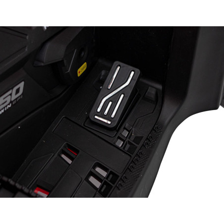Vaikiškas Elektrinis Keturratis Can Am Outlander ATV, Pilkas