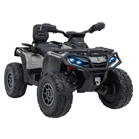 Vaikiškas Elektrinis Keturratis Can Am Outlander ATV, Pilkas
