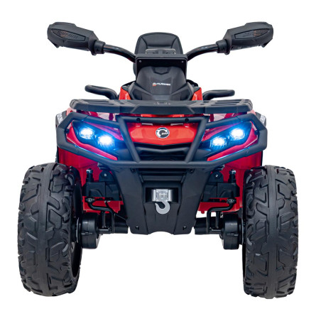 Vaikiškas Elektrinis Keturratis Can Am Outlander ATV, Raudonas