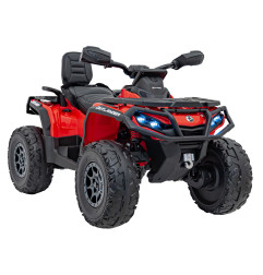 Vaikiškas Elektrinis Keturratis Can Am Outlander ATV, Raudonas