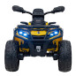 Vaikiškas Elektrinis Keturratis Can Am Outlander ATV su nuotolinio valdymo pultu, Geltonas Vaikiškas Elektrinis Keturratis Can Am Outlander ATV su nuotolinio valdymo pultu, Geltonas