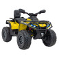 Vaikiškas Elektrinis Keturratis Can Am Outlander ATV su nuotolinio valdymo pultu, Geltonas Vaikiškas Elektrinis Keturratis Can Am Outlander ATV su nuotolinio valdymo pultu, Geltonas