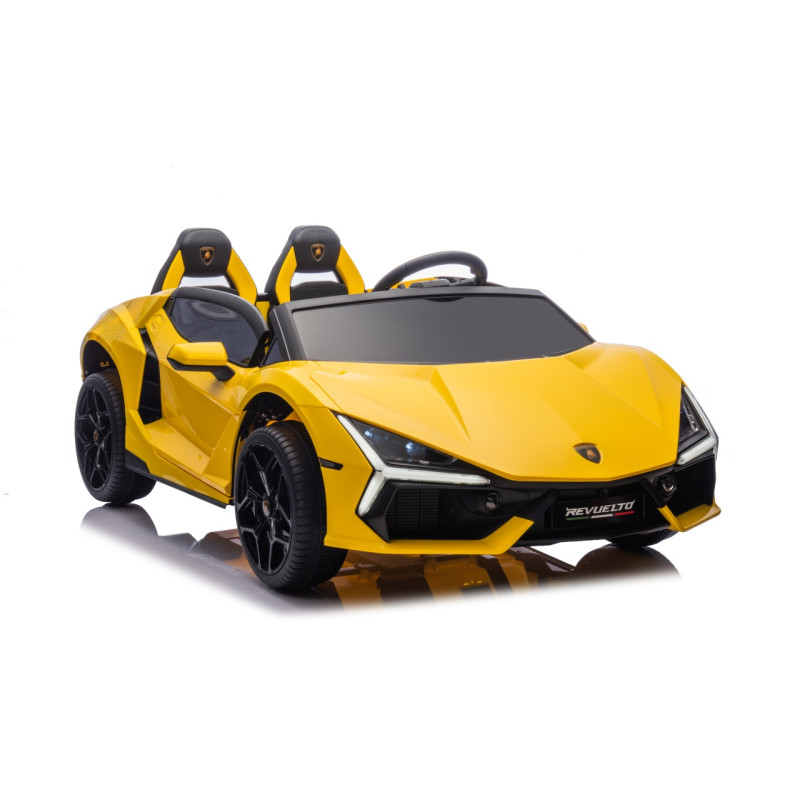 Vaikiškas Elektromobilis Lamborghini Revuelto XL, Geltonas Vaikiškas Elektromobilis Lamborghini Revuelto XL, Geltonas