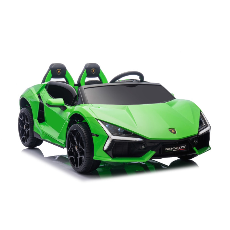 Vaikiškas Elektromobilis Lamborghini Revuelto XL, Žalias Vaikiškas Elektromobilis Lamborghini Revuelto XL, Žalias