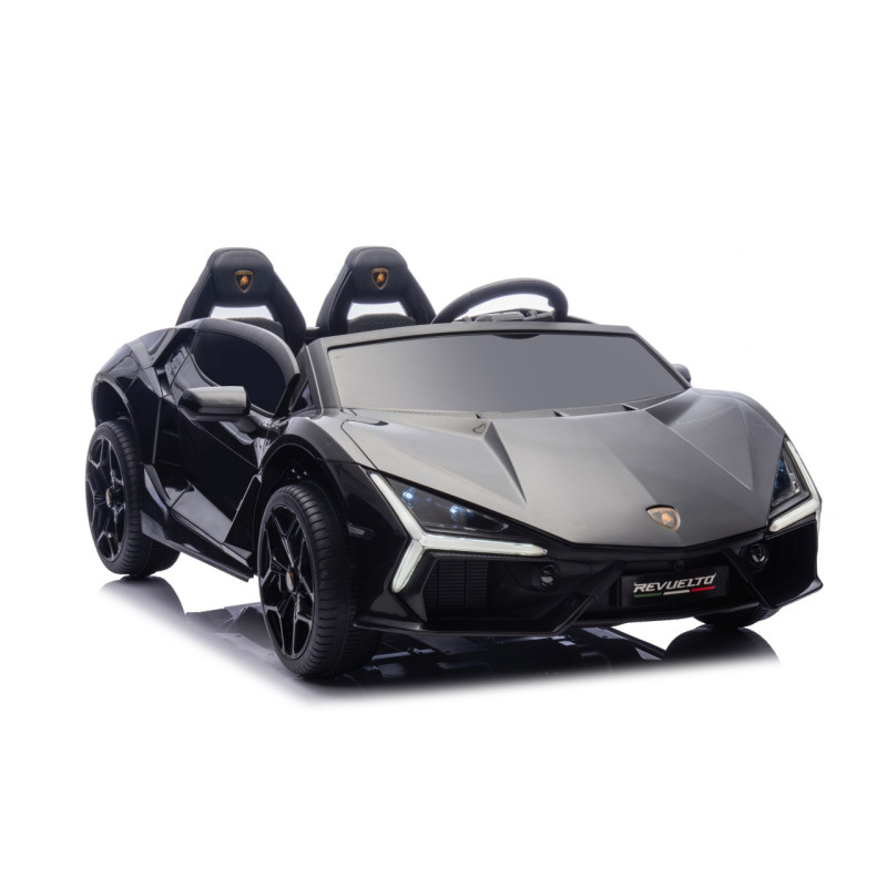 Vaikiškas Elektromobilis Lamborghini Revuelto XL, Juodas Vaikiškas Elektromobilis Lamborghini Revuelto XL, Juodas