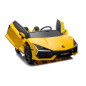 Vaikiškas Elektromobilis Lamborghini Revuelto XL STRONG, Geltonas