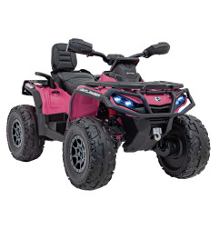 Vaikiškas Elektrinis Keturratis Can Am Outlander ATV, Rožinis