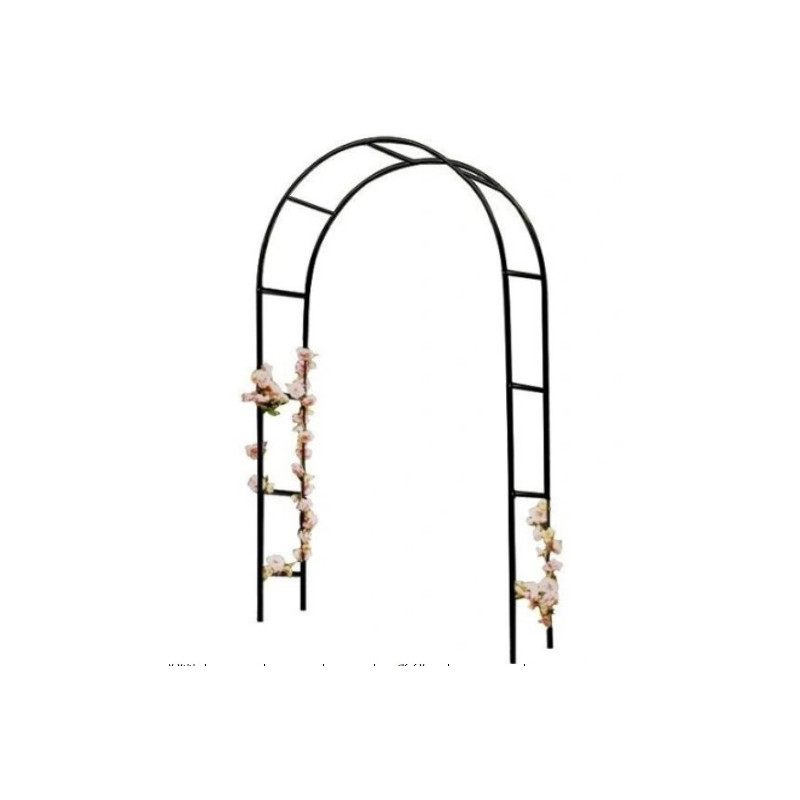 Sodo pavėsinės arkos laikiklis rožėms, gėlėms, gebenėms, vijokliniams augalams, metalas 240 x 140 cm Sodo pavėsinės arkos laikiklis rožėms, gėlėms, gebenėms, vijokliniams augalams, metalas 240 x 140 cm