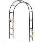 Sodo pavėsinės arkos laikiklis rožėms, gėlėms, gebenėms, vijokliniams augalams, metalas 240 x 140 cm Sodo pavėsinės arkos laikiklis rožėms, gėlėms, gebenėms, vijokliniams augalams, metalas 240 x 140 cm