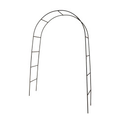 Sodo pavėsinės arkos laikiklis vijokliniams augalams, metalas 240 x 140 cm