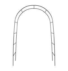 Sodo pavėsinės arkos laikiklis vijokliniams augalams, metalas 240 x 140 cm