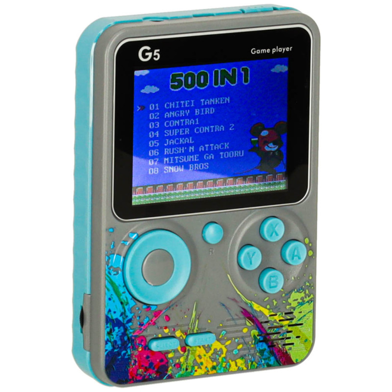 Retro mini nešiojamoji žaidimų konsolė Retro mini nešiojamoji žaidimų konsolė