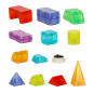 3D magnetinės kaladėlės šviečiančios 134 el. 3D magnetinės kaladėlės šviečiančios 134 el.