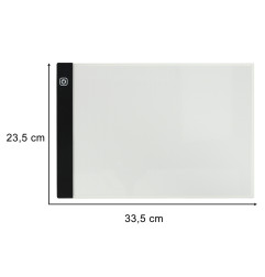 LED Piešimo braižymo lenta A4 - 8