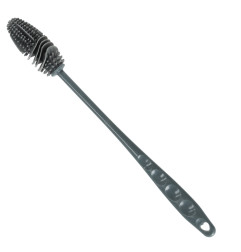 Butelių valymo šepetėlis silikoninis juodas