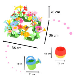 Konstruktorius Gėlės 175 detalės
