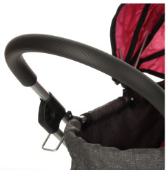 Sulankstomas Lėlių vežimėlis su priedais