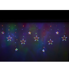 LED žvaigždžių žibintai 2,5 m 138LED įvairiaspalviai