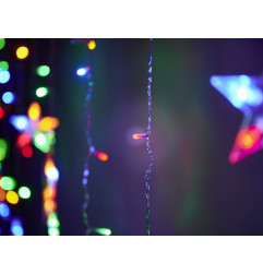 LED žvaigždžių žibintai 2,5 m 138LED įvairiaspalviai