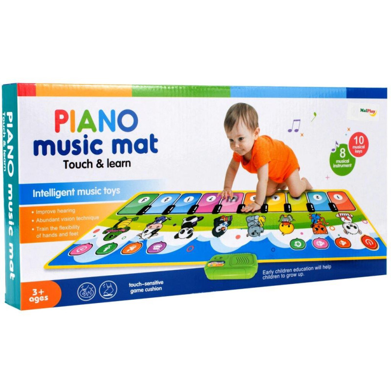 Interaktyvus pianino muzikos kilimėlis su įrašu Interaktyvus pianino muzikos kilimėlis su įrašu