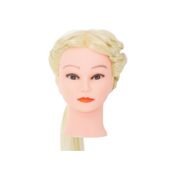 Manekeno galva Kirpėjo mokymams šviesūs plaukai