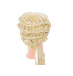 Manekeno galva Kirpėjo mokymams šviesūs plaukai