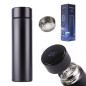 "Thermos" puodelis smart LED 500ml, juodas