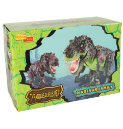T-REX elektroniniai dinozauro pasivaikščiojimai riaumoja žaliai