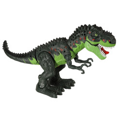 T-REX elektroniniai dinozauro pasivaikščiojimai riaumoja žaliai