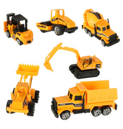 Statybinių automobilių rinkinys iš 6 dalių