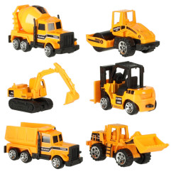 Statybinių automobilių rinkinys iš 6 dalių