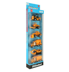 Statybinių automobilių rinkinys iš 6 dalių