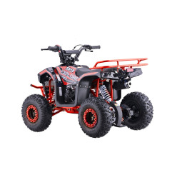 Vaikiškas benzininis keturratis EXPLORER 110CC, Raudonas